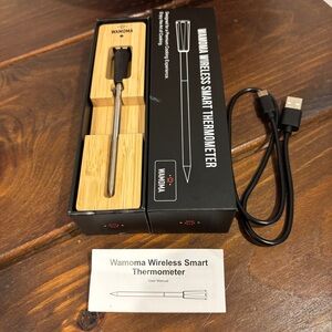 Moma Wireless Smart Thermometer - Black